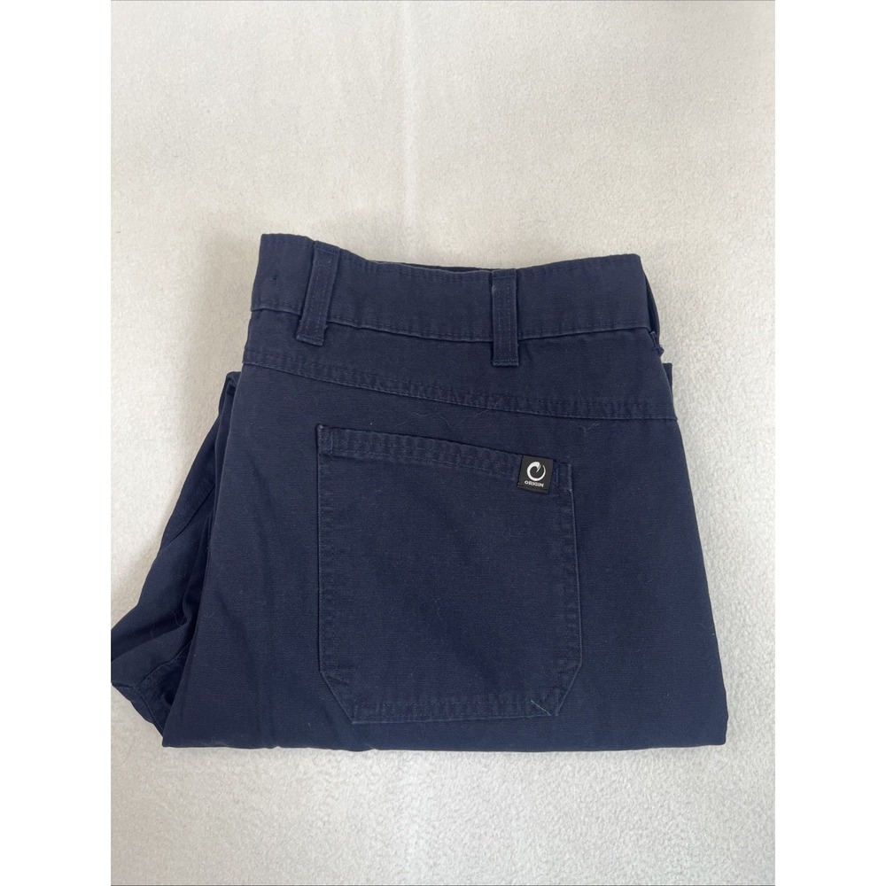 Origin USA Straight 5 Pocket Pants Mens 40x30 Navy Made in USA Stretch
